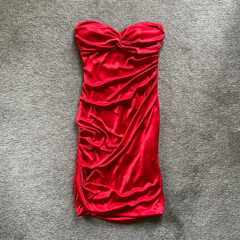 Form Fitting Red Dress